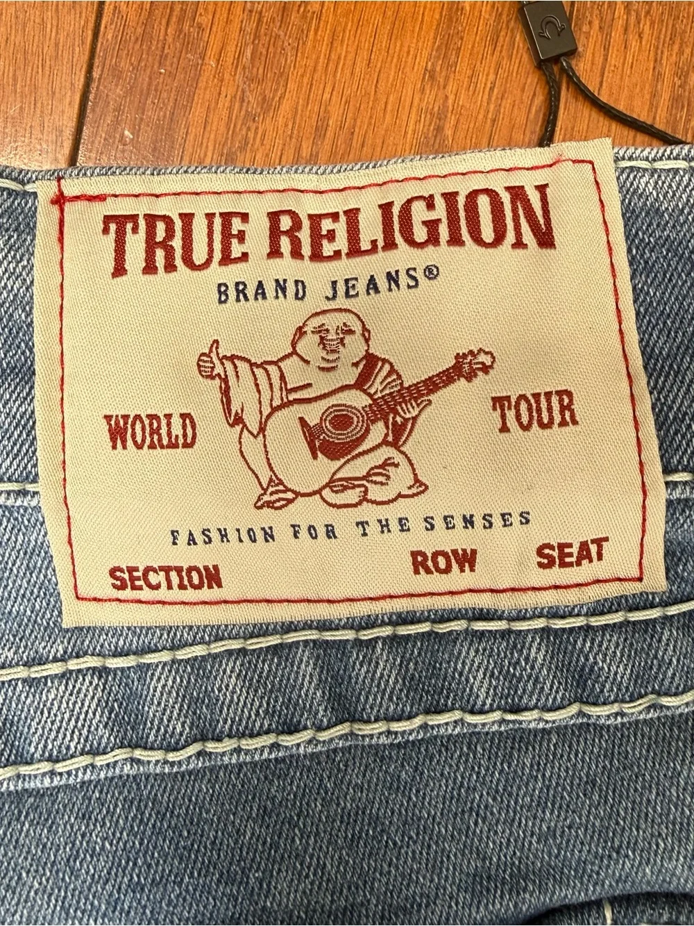True Religion Light Blue Relaxed Slim Jeans for Men